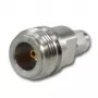 Adaptador coaxial Telegärtner N fêmea para SMA reverse macho J01027R0000