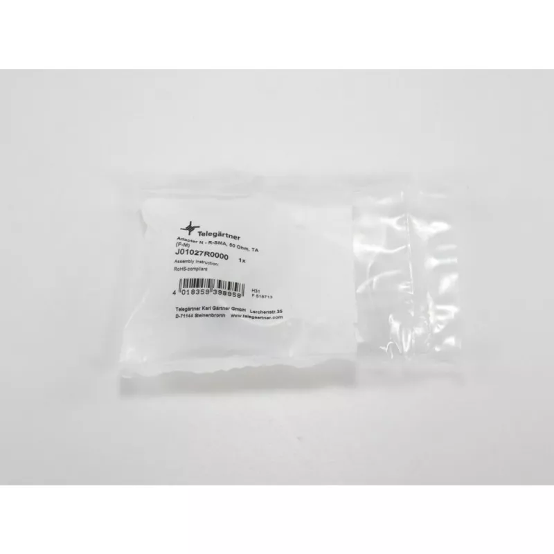 Adaptador coaxial Telegärtner N fêmea para SMA reverse macho J01027R0000