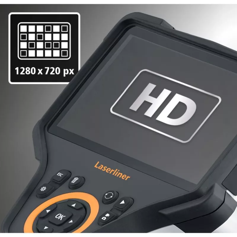 Câmara de inspeção Laserliner 082.283A com diâmetro de sonda de 6 mm e comprimento de sonda de 2 m
