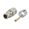Telegärtner Ficha macho BNC de crimpar para RG214/U e RG393/U, 50 Ohm, 1 unid. J01000A0060