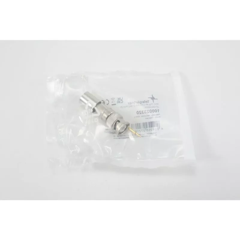 Telegärtner Ficha macho BNC de crimpar para RG214/U e RG393/U, 50 Ohm, 1 unid. J01000A0060