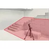 Laserliner FixPod Tripé 155 cm, altura de trabalho máxima 155 cm, alumínio, preto 090.132E