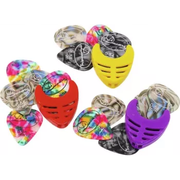 DIMAVERY Suporte para palhetas de guitarra, várias cores (26310120)
