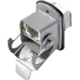 Telegärtner STX V5 Conjunto de flange RJ45 variante 5 acoplamento, montagem em painel 8P8C, alumínio J80020A0007