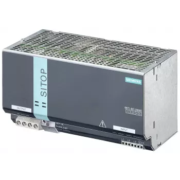 Fonte de alimentação para calha DIN Siemens 6EP1437-3BA00-8AA0, entrada trifásica 400-500V AC, saída 24V DC 40A 960W
