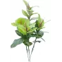 EUROPALMS planta artificial de ficus 100cm, Ficus elastica realista, em vaso de plástico preto 82508303