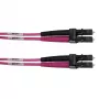 Telegärtner cabo patch de fibra ótica LC para LC multimodo OM4, 5m, violeta