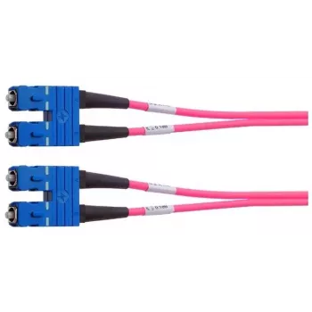 Telegärtner cabo patch de fibra ótica SC/SC OM4 duplex, 2 m, violeta L00881A0028