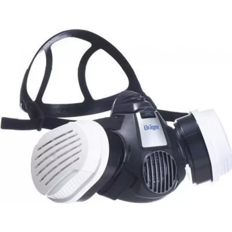 Dräger X-plore 3300 meia-máscara proteção respiratória conjunto de pintura com 2 filtros A2P3 RD (R57793)