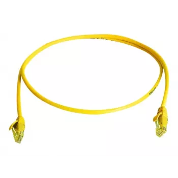 Telegärtner L00000A0294 cabo patch Cat6 U/UTP RJ45, 0,5m, amarelo