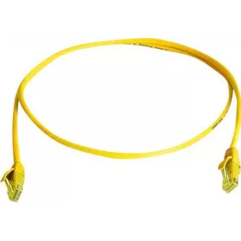TELEGÄRTNER L00000A0295 cabo patch Cat6 U/UTP amarelo de 1m