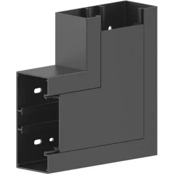 GGK BR 60x130/80-FW cotovelo plano 60x130/80 RAL 9005 PVC 18351