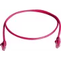 TELEGÄRTNER 100008898 cabo patch CAT 6 RJ45, 7,5 m, vermelho, LSZH, U/UTP, retardador de chama