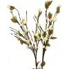 EUROPALMS Arco de Camélias com LEDs, Branco, 50 cm 83330310