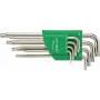Stahlwille 10771/8 Jogo de Chaves Allen com Ponta Esférica Torx, 8 peças (T9-T40) 96432700