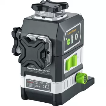 Laserliner PowerPlane-Laser 3G Multi-18V Green 3 x 360° Nivelador Laser (unidade base) 036.380L