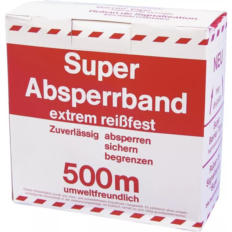 ACESSÓRIO Fita de Sinalização Vermelho/Branco 500 m x 75 mm (3000596K)
