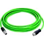TELEGÄRTNER L82005A0000 Cabo de Patch de Fibra Ótica Multimodo OM3 LC-Duplex para LC-Duplex 10 m, Aqua, LSZH 100017385