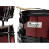 Dimavery DS-200 Bateria Vermelho Vinho incl. pedal de bombo e pratos