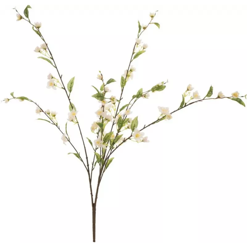EUROPALMS Ramo de Flor de Cerejeira Artificial, Branco, 60 cm 82530565