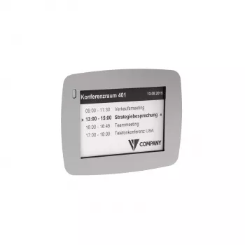Kindermann e-Ink Doorsign 4,2 polegadas Aço Inoxidável 5002000601
