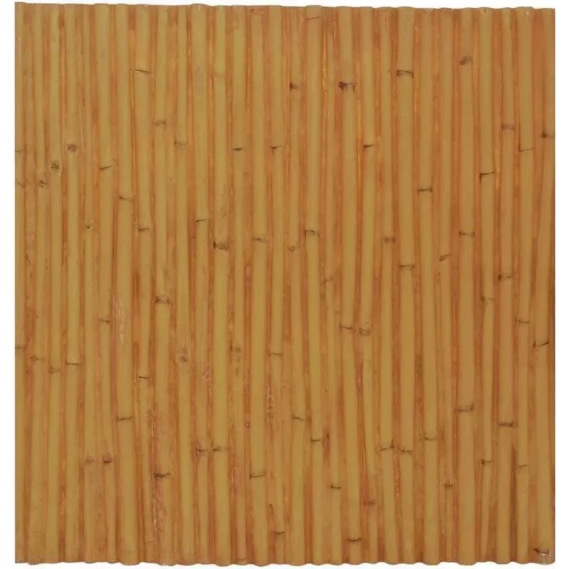 EUROPALMS Painel de parede de bambu 100x100cm Placa decorativa natural 83313220