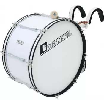 DIMAVERY MB-424 Bombo de marcha 24x12 branco 26010361