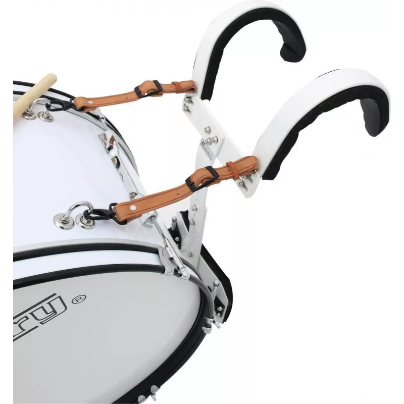 DIMAVERY MB-424 Bombo de marcha 24x12 branco 26010361