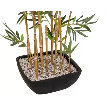EUROPALMS Bambu artificial em taça decorativa, 150cm 82509262