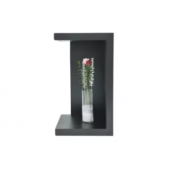 EUROPALMS Rosa de cristal flor artificial, transparente, 81cm, pack de 12 pack vantajoso 82600210