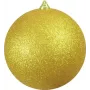 EUROPALMS Bola decorativa 20cm dourada com glitter 83501279