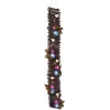 EUROPALMS Grinalda de rosas com LEDs, 120cm, branca 83330320