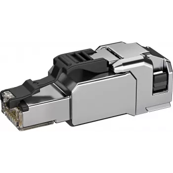 TELEGÄRTNER 100040203 Módulo keystone RJ45 Cat.6A blindado sem ferramentas IDC