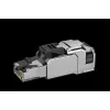 TELEGÄRTNER 100040203 Módulo keystone RJ45 Cat.6A blindado sem ferramentas IDC