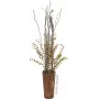 EUROPALMS Ramo de eucalipto artificial, verde-amarelo, 110cm 82505622