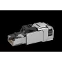 TELEGÄRTNER 100039917 Conector RJ45 de montagem em campo Cat.6A blindado aço inoxidável