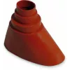 TechniSat conjunto de telha de telhado em alumínio, vermelho-telha com bucha de borracha (0000/1719)