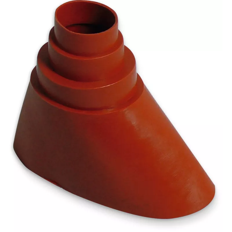 TechniSat conjunto de telha de telhado em alumínio, vermelho-telha com bucha de borracha (0000/1719)