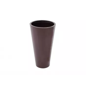 Europalms LEICHTSIN ELEGANCE-69 vaso de planta, 69 cm, castanho brilhante (83011860)