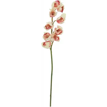 EUROPALMS ramo artificial de cymbidium, creme-rosa, 90cm 82530311
