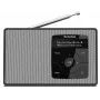 TechniSat DIGITRADIO 2 DAB+ FM Bluetooth rádio-despertador preto/branco 0002/3910