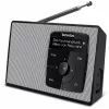 TechniSat DIGITRADIO 2 DAB+ FM Bluetooth rádio-despertador preto/branco 0002/3910