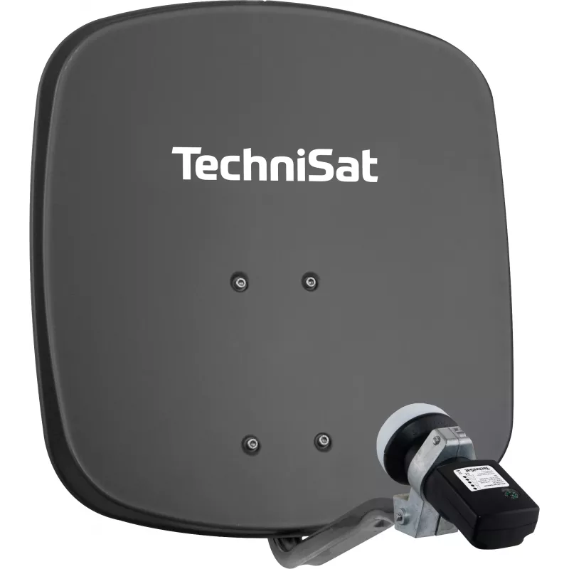TechniSat antena parabólica com LNB, 45 cm, alumínio, LNB single (1345/8195)