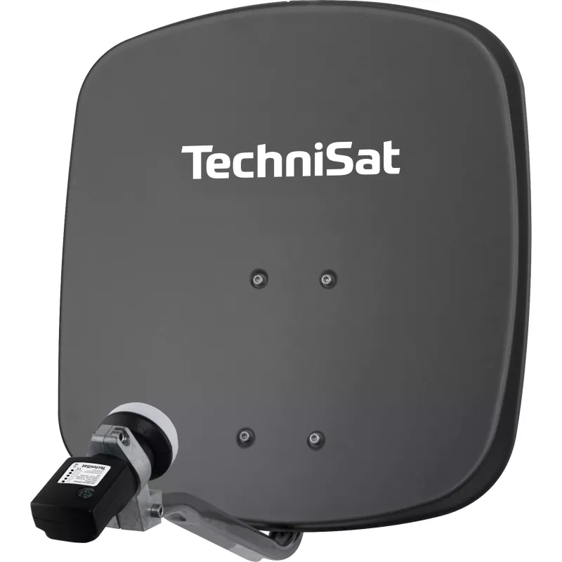TechniSat antena parabólica com LNB, 45 cm, alumínio, LNB single (1345/8195)