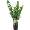 EUROPALMS Zamifolia planta ZZ artificial, 70 cm, vaso preto 82600153