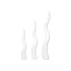 EUROPALMS jarra de design WAVE-125, branco 83011905