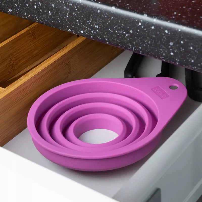 LURCH funil de silicone dobrável Traube 70279