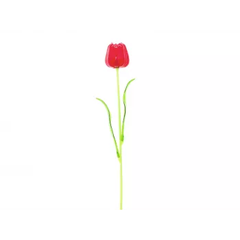 EUROPALMS Crystal Tulip tulipa artificial, vermelho, 61cm, pack de 12 82600205