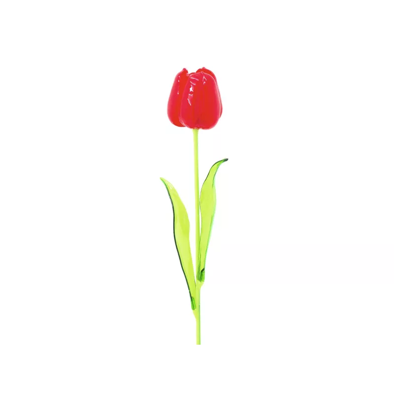 EUROPALMS Crystal Tulip tulipa artificial, vermelho, 61cm, pack de 12 82600205