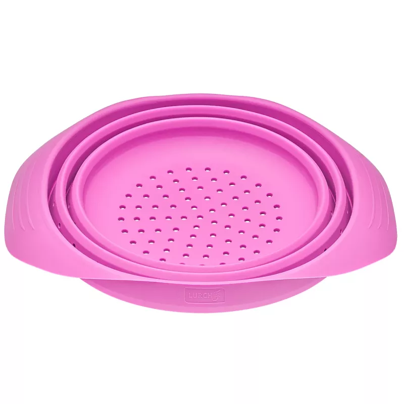 LURCH escorredor dobrável Traube 24 cm silicone com base de PP 210286